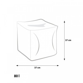 Ecopuf Taburetka CUBE - S ekokoža