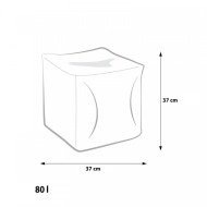 Ecopuf Taburetka CUBE - S ekokoža - cena, porovnanie