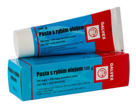 Galvex Pasta s rybím olejom 100g