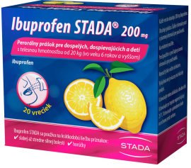 Stada Ibuprofen 200mg perorálny prášok 20ks