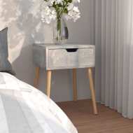 vidaXL Nočný stolík betónovo sivý 40x40x56 cm drevotrieska - cena, porovnanie