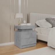 vidaXL Nočný stolík betónovosivý 45x35x52 cm drevotrieska - cena, porovnanie