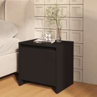vidaXL Nočný stolík čierny 45x34x44,5 cm drevotrieska - cena, porovnanie