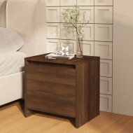 vidaXL Nočný stolík hnedý dub 45x34x44,5 cm drevotrieska - cena, porovnanie