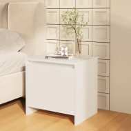 vidaXL Nočný stolík lesklý biely 45x34x44,5 cm drevotrieska - cena, porovnanie