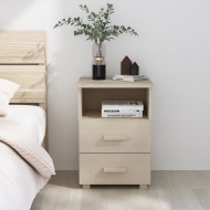 vidaXL Nočný stolík medovo-hnedý 40x35x62 cm masívne borovicové drevo - cena, porovnanie