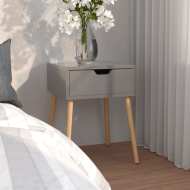 vidaXL Nočný stolík sivý 40x40x56 cm drevotrieska - cena, porovnanie