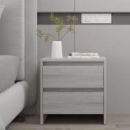 vidaXL Nočný stolík sivý dub sonoma 45x34,5x44,5 cm drevotrieska - cena, porovnanie