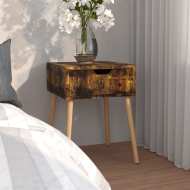 vidaXL Nočný stolík údený dub 40x40x56 cm drevotrieska - cena, porovnanie