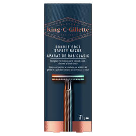 Gillette KING C. GILLETTE Double Edge + hlavice 5 ks