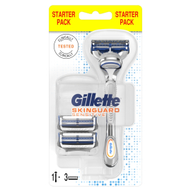 Gillette Skinguard Sensitive + hlavice 3 ks
