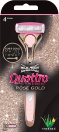 Wilkinson Quattro for Women Rose Gold + hlavica 1 ks