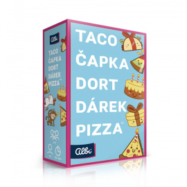 Albi Taco, čapka, dort, dárek, pizza