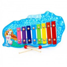 DR KZ0687 Farebný detský xylofón - Morská víla