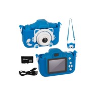 DR 00016951 Detský ružový digitálny fotoaparát - mačička Modrá - cena, porovnanie