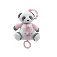 DR 890316 Plyšová hračka s uspávankou - Panda - Tulilo 18 cm Ružová - cena, porovnanie