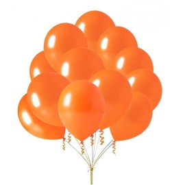 DR 5497 Metalické balóny 30 cm oranžové 80 ks