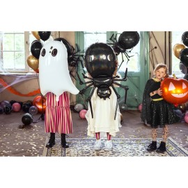 Party Deco Fóliový balón - Pavúk - čierny 60x101cm