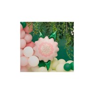 Party Deco Fóliový balón - Ružový kvet - 70x62 cm - cena, porovnanie