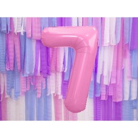 Party Deco Fóliový balón - Číslo, ružový 86cm 7