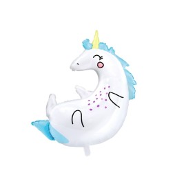 Party Deco Fóliový balón - Jednorožec 70cm