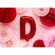 Party Deco Fóliový balón - červený - písmeno, 35 cm D - cena, porovnanie