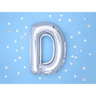 Party Deco Fóliový balón - strieborný - písmeno, 35 cm D - cena, porovnanie
