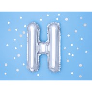 Party Deco Fóliový balón - strieborný - písmeno, 35 cm H - cena, porovnanie