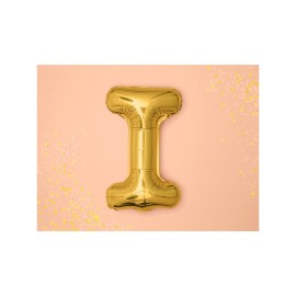 Party Deco Fóliový balón - zlatý - písmeno, 35 cm I