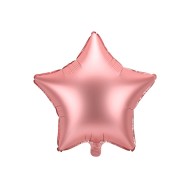 Party Deco Fóliový balón - Matná hviezda - 48cm Rúžove zlato - cena, porovnanie