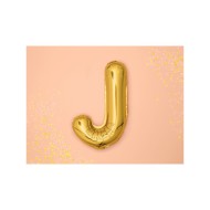 Party Deco Fóliový balón - zlatý - písmeno, 35 cm J - cena, porovnanie