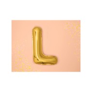 Party Deco Fóliový balón - zlatý - písmeno, 35 cm L - cena, porovnanie
