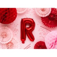 Party Deco Fóliový balón - červený - písmeno, 35 cm R - cena, porovnanie