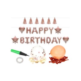 Party Deco Narodeninová zostava balónov - Happy Birthday 44ks