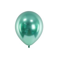 Party Deco Chromované balóny - Glossy 30cm, 10ks Zelená - cena, porovnanie