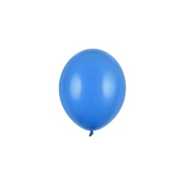 Party Deco Eko mini pastelové balóny - 12cm, 10ks Modrá