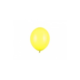Party Deco Eko mini pastelové balóny - 12cm, 10ks Žltá