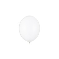Party Deco Eko mini pastelové balóny - 12cm, 10ks Priehľadná - cena, porovnanie