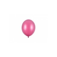 Party Deco Eko mini metalické balóny - 12cm, 10ks Ružová - cena, porovnanie