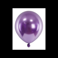 Party Deco Mini chromované balóny - Glossy 12cm, 10ks Fialová - cena, porovnanie