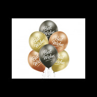 Godan Set balónov - Best Wishes, 30cm (6ks) - cena, porovnanie