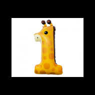 Godan Fóliový balón - Číslo 1 - Žirafa - 80 cm - cena, porovnanie