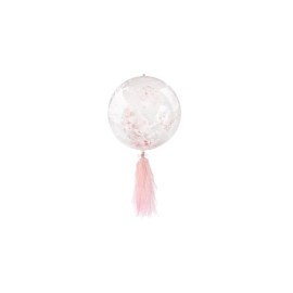 Grabo Konfetový balón so strapcami 45 cm Ružová