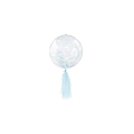 Grabo Konfetový balón so strapcami 45 cm Modrá