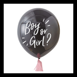 Grabo Gigantický balón s konfetami - Boy or Girl? Dievča