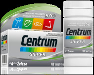 Pfizer Centrum Silver 50+ 100tbl - cena, porovnanie