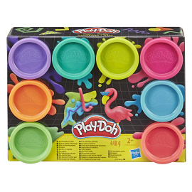 Hasbro Play-Doh 8 neónových farieb