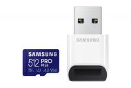 Samsung Micro SDXC PRO Plus + USB adaptér UHS-I U3 512GB - cena, porovnanie
