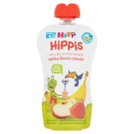 Hipp BIO 100 % ovocie Jablko-Banán-Jahoda 100g