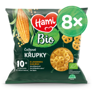 Nutricia Hami Bio šošovicové chrumky s kukuricou 8x20g - cena, porovnanie